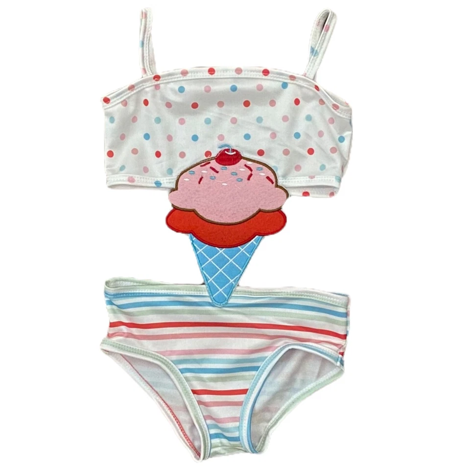 Ice Cream Multicolor Monokini Badeanzug Mädchen Größe 80 12-18 Monate