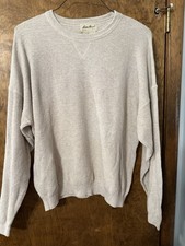 Eddie Bauer Men  s Size Large Pullover Cotton Sweater Heather VTG