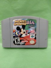Disney Interactive Mickey's Speedway USA N64 Racing Multiplayer