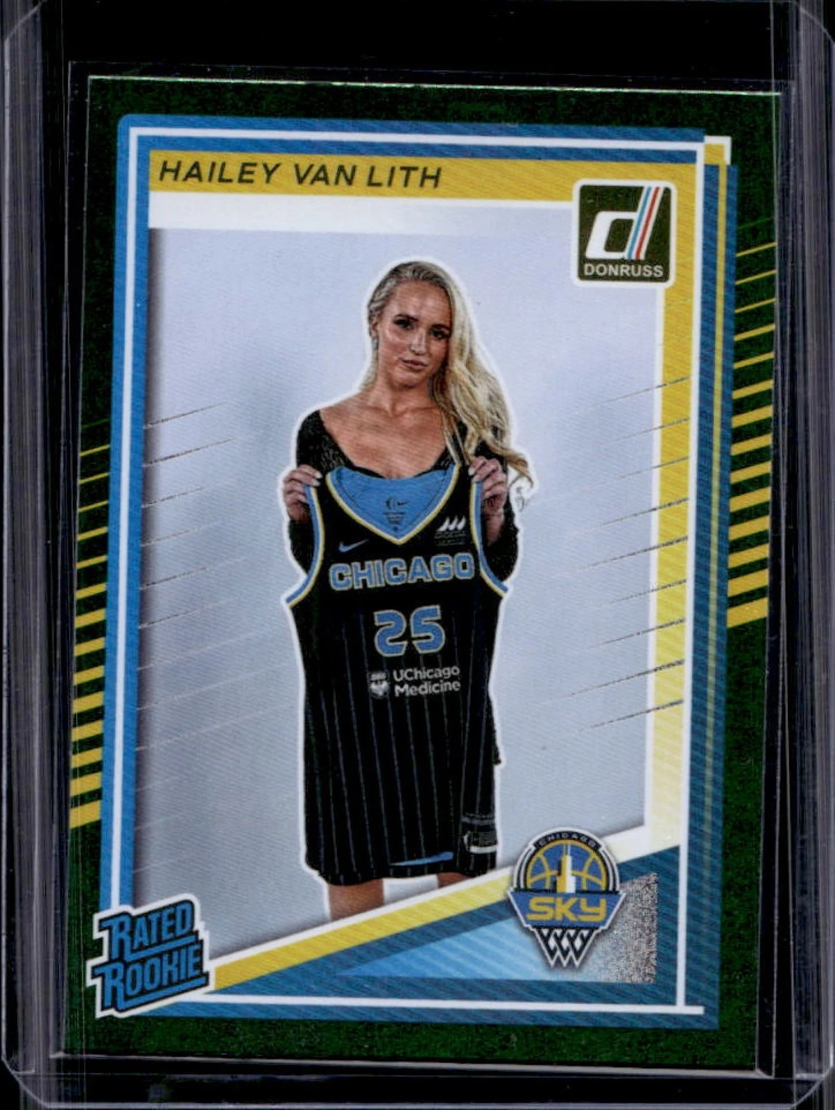 2025 Donruss WNBA Hailey Van Lith #88 Green Shimmer