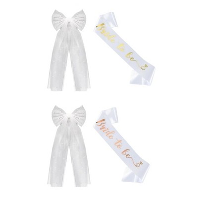 Sophisticated Bridal Sashes Wedding Decorations Make up Sashes Retros Sashes