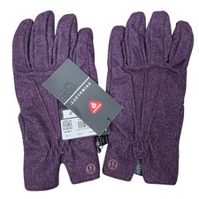 Lululemon City Keeper Gloves Primaloft Insulated Purple Sz L/XL NWT Outdoor