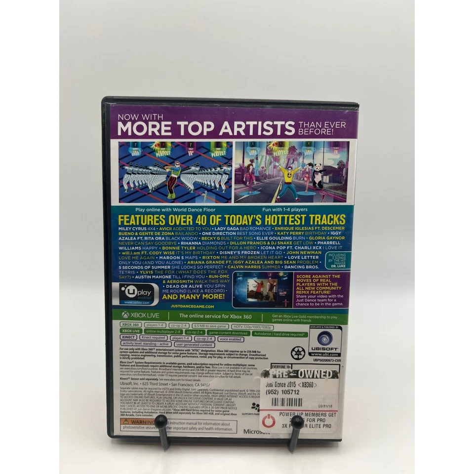 Just Dance 2015 Xbox 360 Kinect Game Disc - Image 3 of 3