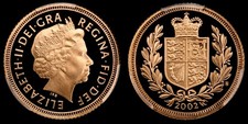 2002 Gold 1/2 Half Sovereign PCGS PR70 / PF70 UC Golden Jubilee Shield