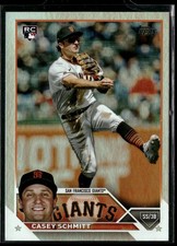 Casey Schmitt Rookie 2023 Topps Chrome Update #USC169 Refractor RC Giants