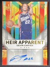 Devin Carter 2024-25 Panini Court Kings Heir Apparent Auto RC /125 #HA-DEV