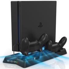 OIVO Cooling Stand, Cooling Fan Cooler for Playstation 4 PS4/ PS4 Pro/ PS4 Slim,