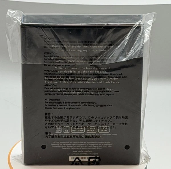 Amazon Kindle Paperwhite (6th Gen) 4GB, Wi-Fi, 6in Black *NEW* w/ ads - Image 2 of 3