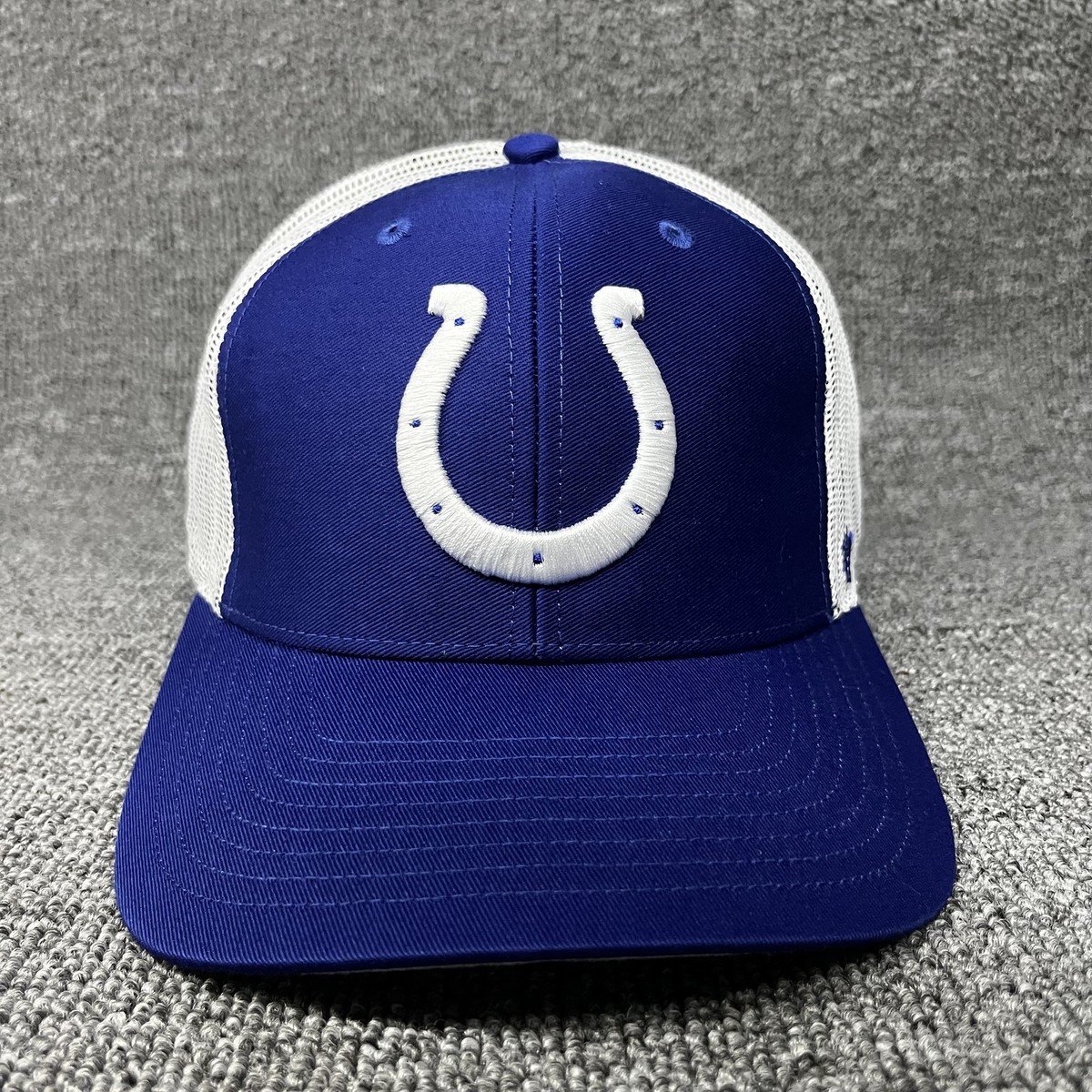 Indianapolis Colts '47 Brand Trucker Hat NFL Blue White Mesh Snapback Cap
