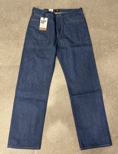 Jeans Lee 101 L Indaco Naturale Giapponese Selvedge Selvage W33 L32 (2602004)