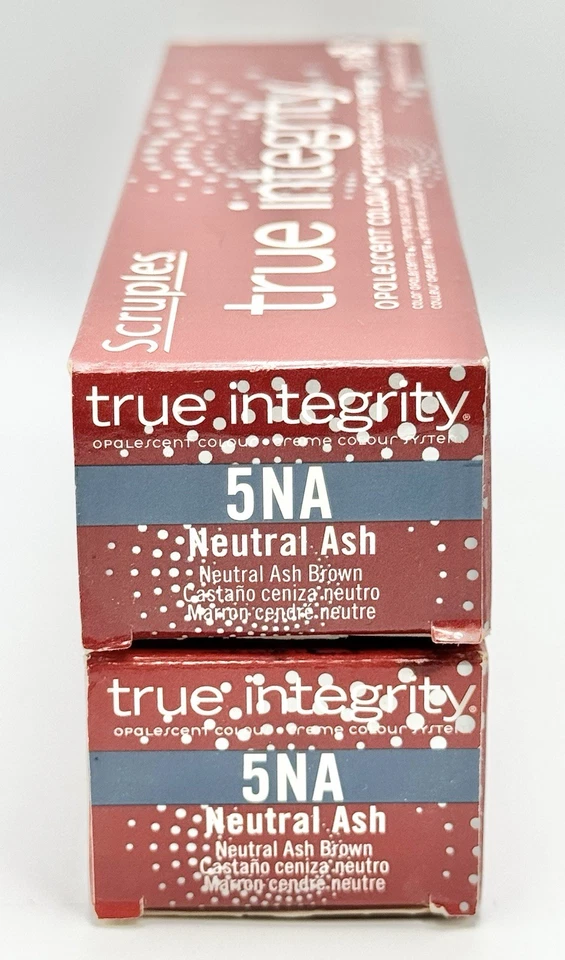 2x Scruples TRUE INTEGRIDAD Color de Cabello Opalescente Crema 5NA Marrón Ceniza Neutro Foto 3 de 4