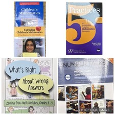 Lot of 5 Math Teacher Books: Number Talks, CGI, 5 Practices, Wrong Answers