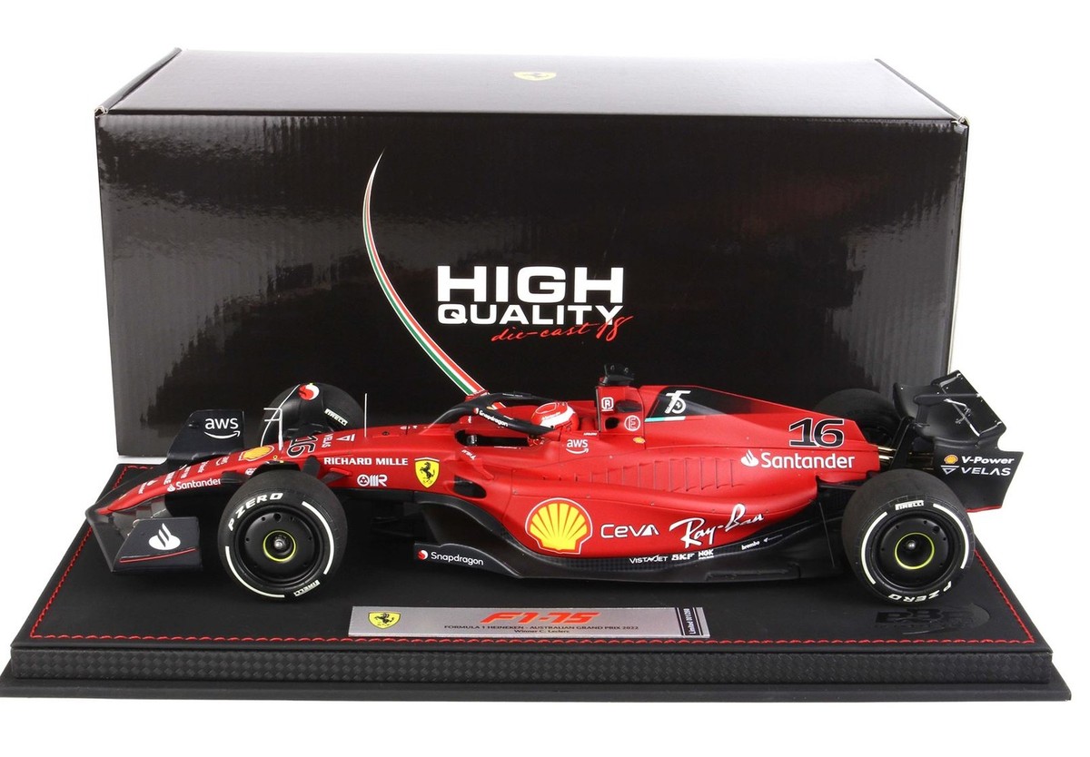 BBR BBR221826DIE 1/18 Ferrari F1- 75 GP Australian 2022
