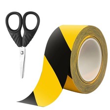 Absperrband Gelb Schwarz 33m x 5cm Warnband Sicherheit Warnband wetterfest