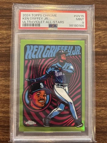 2024 Topps Chrome - Ultraviolet All-Stars Ken Griffey Jr #UV-15  | PSA 9
