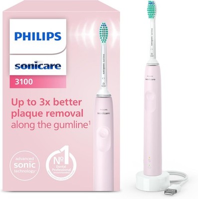 PHILIPS SONICARE 3100 PINK ELEKTRISCHE ZAHNBÜRSTE MIT DRUCKSENSOR
