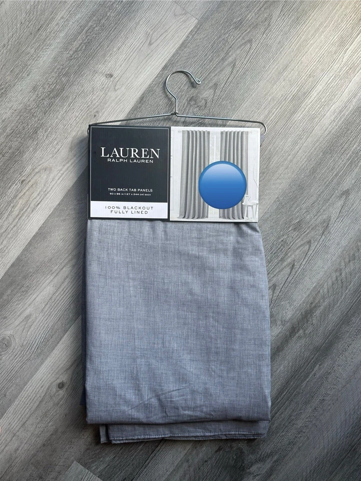 "2 paneles de cortinas de ventana Ralph Lauren 54 x 96"" TYLER panel de cortina con lengüeta trasera" Foto 2 de 4