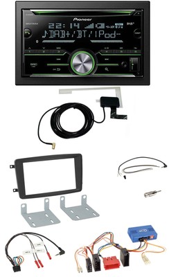 Pioneer CD USB Lenkrad Bluetooth 2DIN DAB Autoradio für Mercedes CLK A209 2003-2