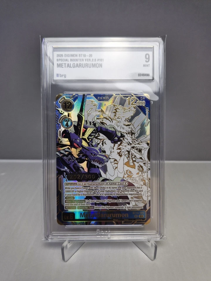 Digimon CCG Serial MetalGarurumon BT15-101 Alternative Art Foil - Image 3 of 3