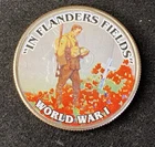 Colorized Kennedy JFK Half Dollar World War I In Flanders Fields Free Shipping