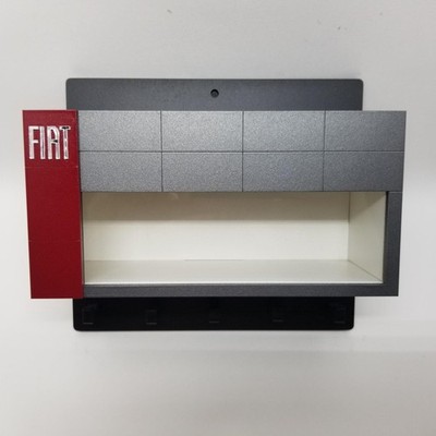 Fiat Dealership Wall Key Hook Rack Exclusive Handmade Homage (Non-Official Item)