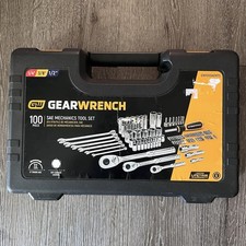 GEARWRENCH TOOLS Ratchet 100 Piece Tool Set 1/4 3/8 1/2 SAE GW100SAEMTS
