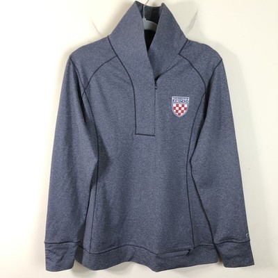 University Of Richmond Cutter & Buck CB DryTec Golf 1/4 Zip Top Women s Sz XL