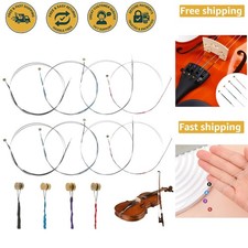 Universal Violin String Set - 12 PCS of Classic Carbon Steel for All Sizes