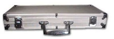 500 Silver Aluminum Chip Case Holds 2 Decks of Cards AND 500 Poker Casino Chips