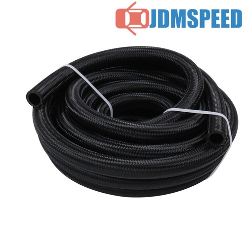 20Feet 10AN Braided Fuel Line Oil/Fuel Hose Fitting Hose Separator Clamp Kit - Picture 3 of 12
