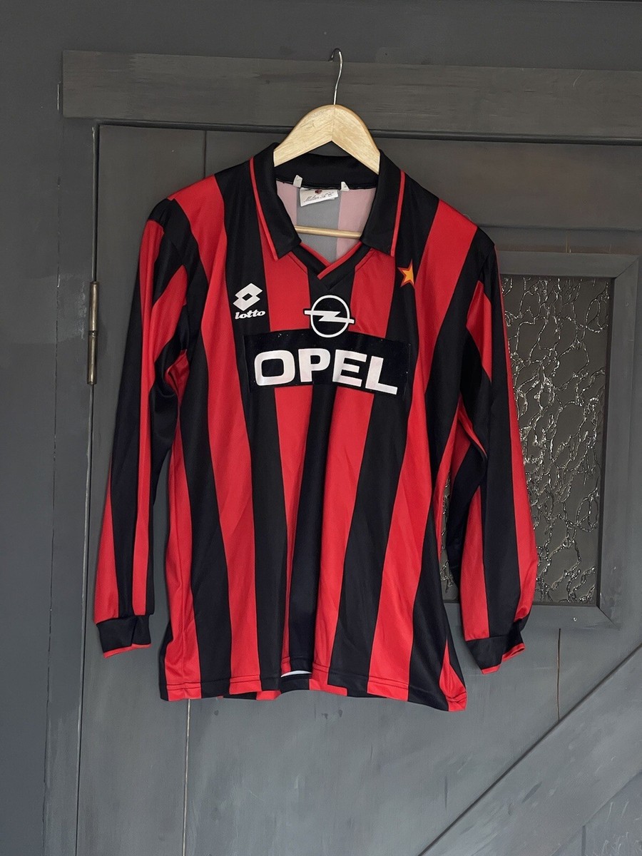ウェア 90s LOTTO FC Milan Football Game Shirt 90's Lotto Milan Vintage Longsleeve Jersey | eBay
