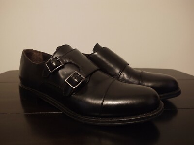 Allen Edmonds x Brooks Brothers Black Leather Monk Strap Shoes - Size 11 D Amazon.com | Allen Edmonds Mens Pierce Monk Strap Oxford  main image 4