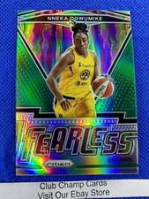 2021 #1 Nneka Ogwumike WNBA Panini Prizm Fearless Green Prizm Insert Sparks