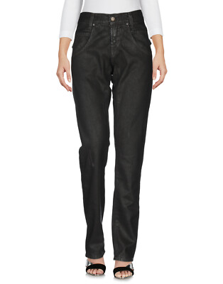 RRP  130 SEXY WOMAN Jeans Size S Coated Effect Made in Italy