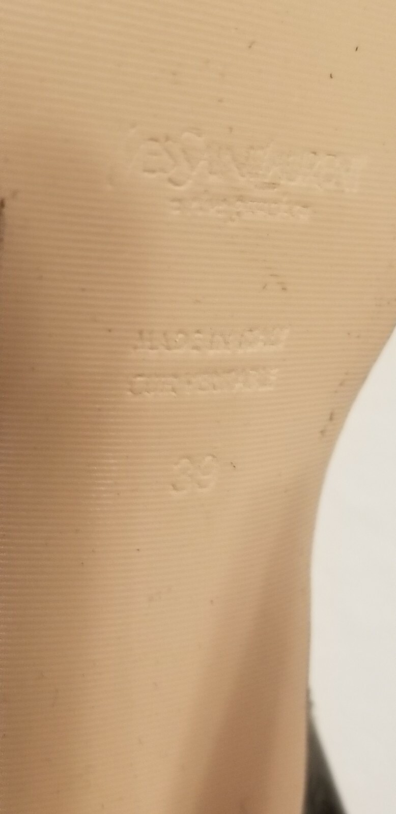 YSL YVES SAINT LAURENT Patent Bow Bianca 105 Sandali Plateau Tacchi 39 Nero