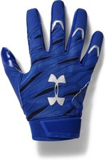 Under Armour Spotlight Men's NFL Football Gloves Royal Blue Size Small MSRP 45