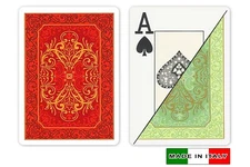 DA VINCI Persiano 100% Plastic Playing Cards - Poker Size Jumbo Index