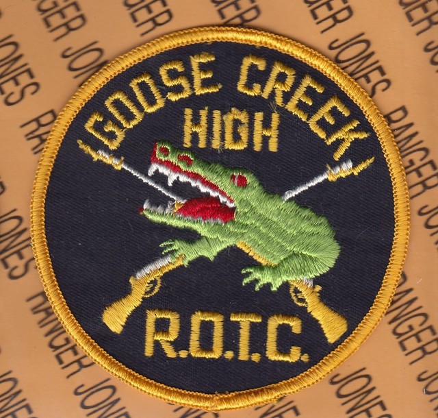 US Army JROTC Goose Creek Gators, S. Carolina Type I patch 4" m/e eBay
