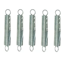 Crown Bolt Zn Plated 3.5 x 0.5 x 0.062 in Extension Spring with Hook End, 5 Pcs