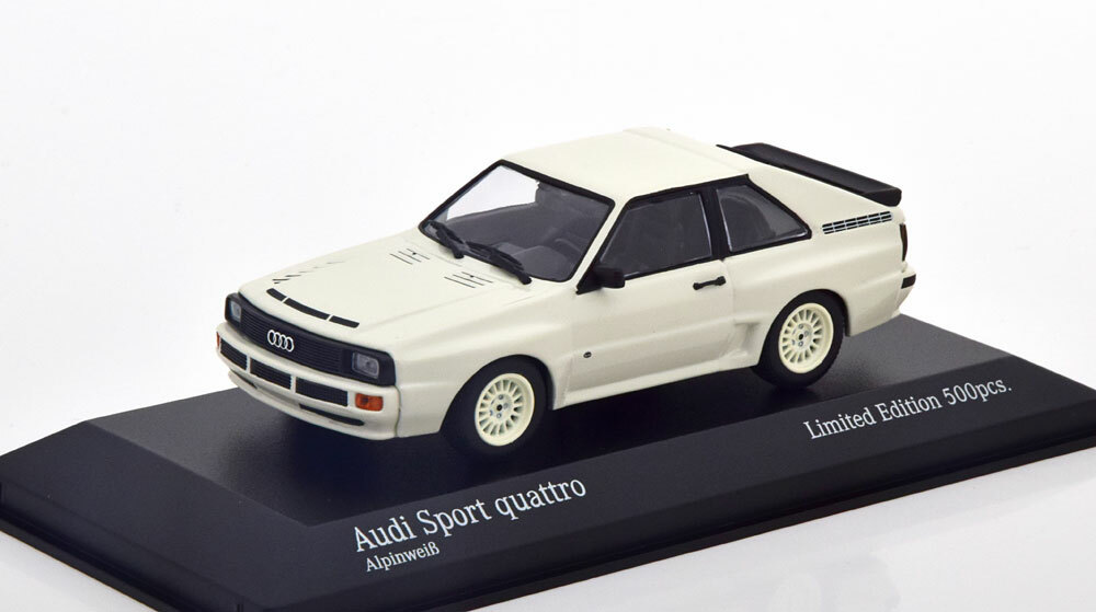 Audi Sport Quattro 1984 Alpine White MINICHAMPS 943012124 1/43 500