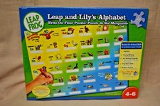 Leap FROG Leap and LILY'S ALPHABET Write Language PUZZLE Learn Letters 4-6 Kids