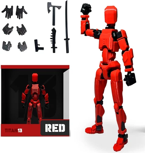 T13 Action Figure,Titan 13 Action Figure Toy Robot,3D Printed Jointed Movable - Picture 89 of 104