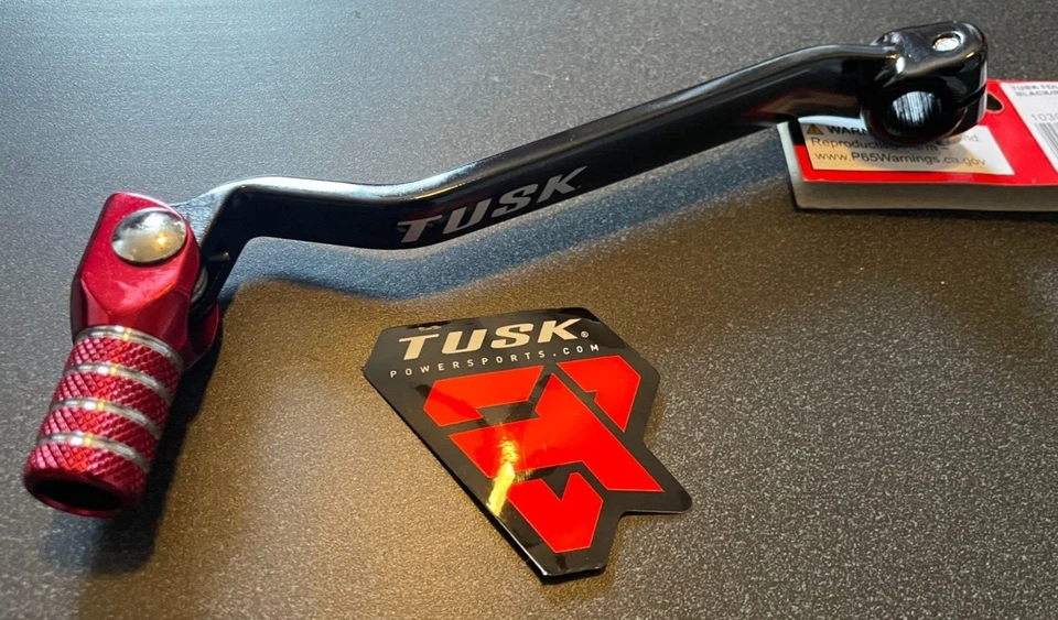 Palanca de cambios Tusk 1996-2004 Honda XR400R XR 400R motor palanca de cambios pedal rojo Foto 3 de 4