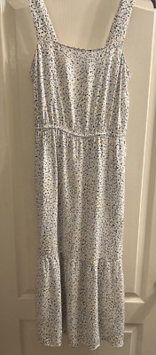 Amazon Essentials Tiered Fit And Flare Size XS Polka Dot Speckled Dress