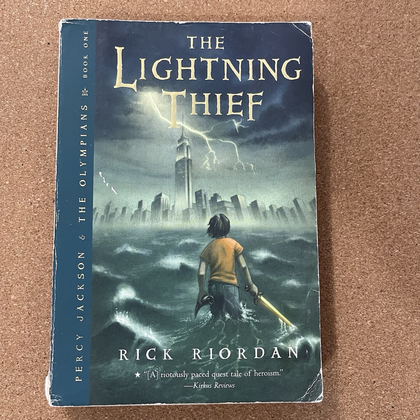 Percy Jackson The Lightning Thief by Rick Riordan - Fantasy Adventure Novel