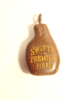 old composite Swift Premium Ham advertising charm