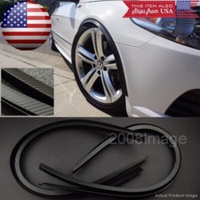 4 Pieces 47 Black Carbon Arch Wide Body Fender Extension Lip Guard For  Dodge