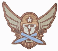MSM MODERN SPARTAN ACTION MILSPEC MONKEY DESERT TACTICAL ARMY HOOK PATCH