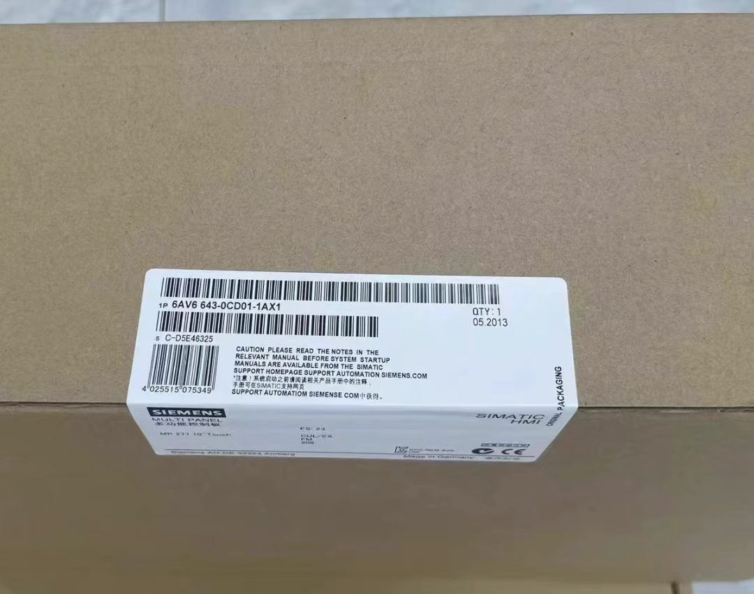 Siemens 6AV6643-0CD01-1AX1 Operator Interface Panel for sale