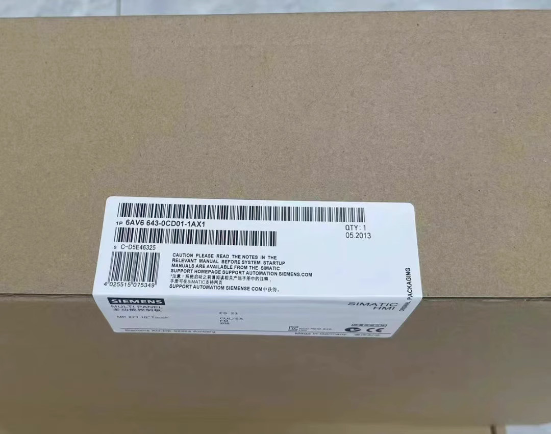 6AV6643-0CD01-1AX1 1PC NEW SIEMENS 6AV6 643-0CD01-1AX1 TOUCH PANEL Fast delivery